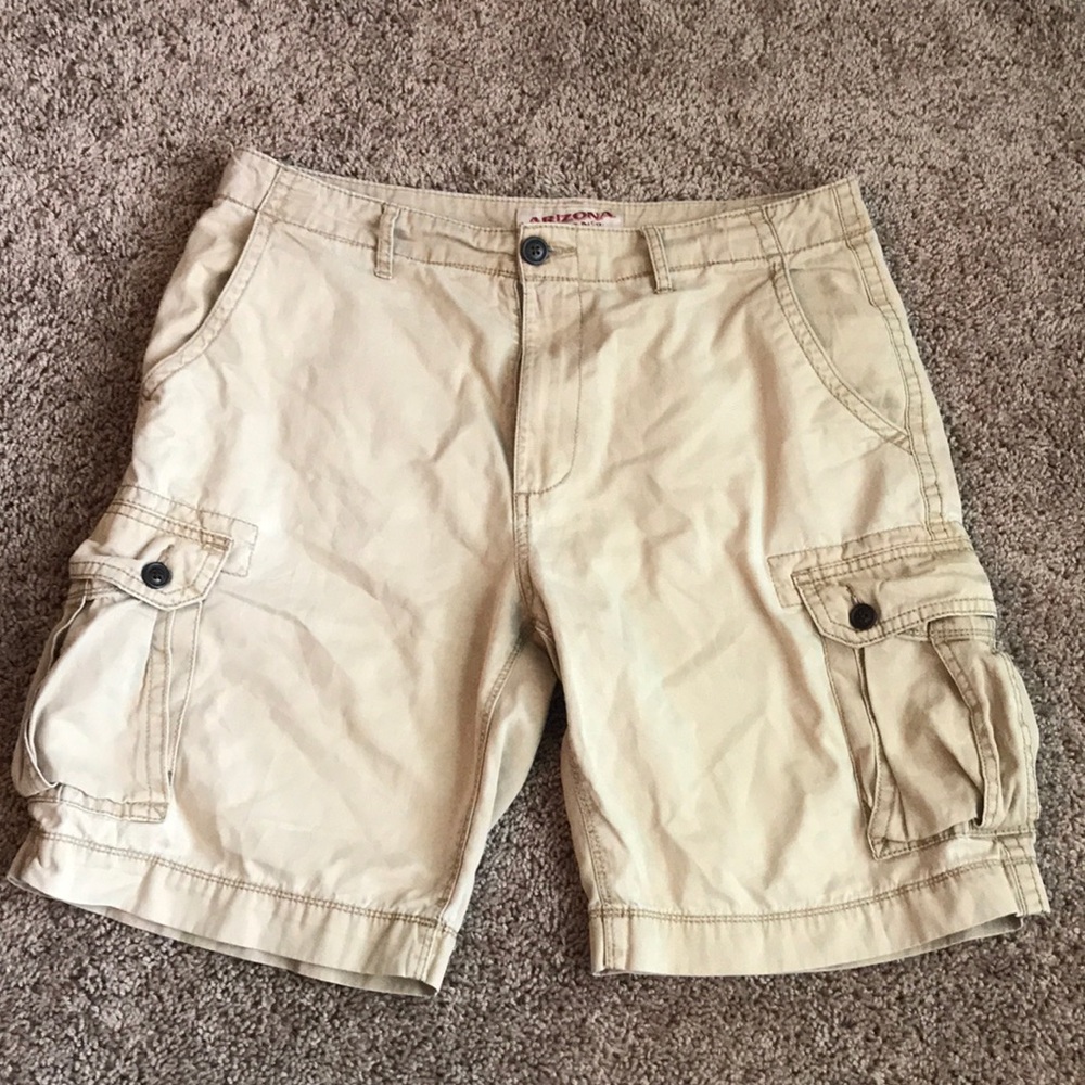 Men’s Arizona Khaki Cargo Shorts